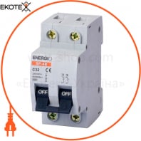 Модульний автоматичний вимикач ENERGIO SP 2P C 32А 4.5кА