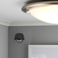 Датчик руху EUROELECTRIC настінний 180° макс. 12м чорний, Euroelectric, ST-09(black)