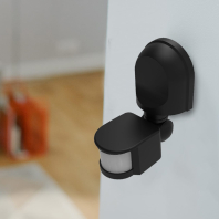 Датчик руху EUROELECTRIC настінний 180° 2-12м чорний, Euroelectric, ST-10(black)