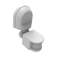 Датчик руху EUROELECTRIC настінний 180° 2-12м білий, Euroelectric, ST-10(white)