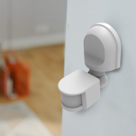 Датчик руху EUROELECTRIC настінний 180° 2-12м білий, Euroelectric, ST-10(white)