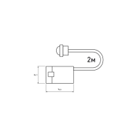 Датчик сенсорний EUROELECTRIC меблевий 5-6см білий, Euroelectric, ST-28(WCS)