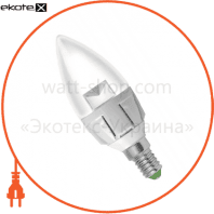 LED TURBO Candle Clear 6W E14 3000K