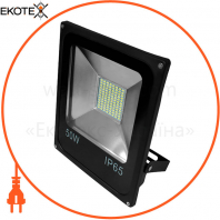 Прожектор світлодіодний UА LED50-3200 / 6500 / NISчорній, Ecostrum, 72325