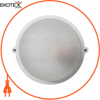 Світильник НПП-65 коло білий опал ПС-1001-11-0 / 1LED-12w, Ecostrum, 72032