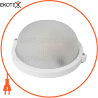 Світильник НПП-65 коло білий опал ПС-1001-11-0 / 1LED-12w, Ecostrum, 72032