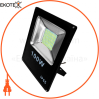 Прожектор світлодіодний UА LED100-7000 / 6500 / NIS чорний, Ecostrum, 72515