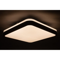 GLOW матовий 60W 391*391*65мм 3000К-6500К з ДК махагон, Vestum, VS-91051