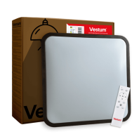 GLOW матовий 60W 391*391*65мм 3000К-6500К з ДК махагон