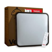 GLOW матовий 60W  391*391*65мм 3000К-6500К з ДК горіх