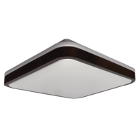 GLOW матовий 60W  391*391*65мм 3000К-6500К з ДК горіх, Vestum, VS-91052