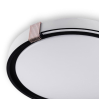 COLISEUM матовий 60W 395*60мм 3000К-6500К з ДК білий з чорним, Vestum, VS-91067