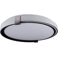 COLISEUM матовий 60W 395*60мм 3000К-6500К з ДК білий з чорним, Vestum, VS-91067