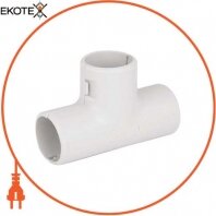 Т-з'єднувач розбірний e.pipe.t.connect.stand.m.20 для труб d20мм MUTLUSAN