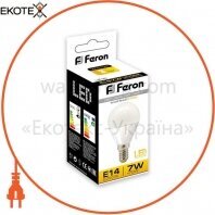 Feron 25478 светодиодная лампа feron lb-95 7w e14 2700k