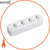Розетка розбірна переносна К04 4 місця CLASSIC IEK