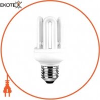 Enext l0240002 лампа энергосберегающая e.save.4u.e27.11.6400, тип 4u, цоколь е27, 11w, 6400 к
