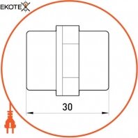 Enext s054008 изолятор пластиковый e.bus.sm.stand.30.bk без крепления под шайбы и болты м8 (по 2 шт)