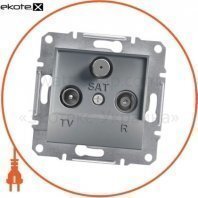 EPH3500162 TV-R-SAT РОЗЕТКА КІН А ASFORA СТАЛЬ