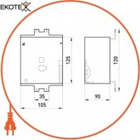 Enext i0090002 привод электромагнитный e.industrial.ukm.250.md.220, 220в