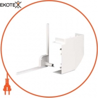 Тримач кабелю 45 - bend 90 ° - 140 x 55 mm - PC / ABS - polar white