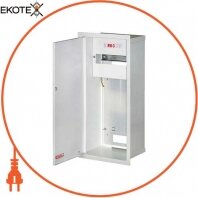 Шафа розподільний e.mbox.RW-3-Z/O мет. вбудовуваний, 3-ф. лічильник,12 мод. замком вікном, 560х255х185 мм, Enext, RW-3-Z/O