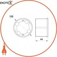 Enext s027011 коробка распределительная e.db.stand.110.d100 кирпич/бетон