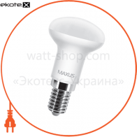 Maxus 1-LED-551 лампа светодиодная r39 3.5w 3000k 220v e14
