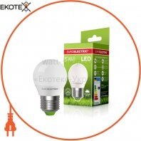 Світлодіодна EUROELECTRIC LED Лампа "Куля" ЕКО G45 5W E27 4000