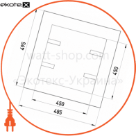 Enext 45х45 дверцы ревизионные dr 45х45, 450х450 мм