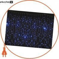 Гирлянда внешняя DELUX CURTAIN 456LED 2x1.5m синий / белый IP44