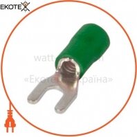 Ізольований наконечник вилочний e.terminal.stand.sv.5,5.6.green 4-6 кв. мм, зелений, Enext, s2036047
