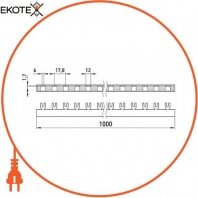 Enext s180005 шина соединительная e.bc.u.stand.1.100 вилочного u-типа 1р, 100а