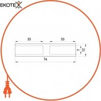 Enext s4042001 гильза алюминиевая кабельная соединительная e.tube.stand.gl.25