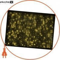 Гірлянда зовнішня DELUX CURTAIN 1520LED 2x7m жовтий/білий IP44 EN