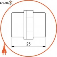 Enext s054007 изолятор пластиковый e.bus.sm.stand.25.bk без крепления под шайбы и болты м6 (по 2 шт)