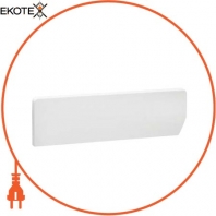 Держатель кабеля 45/70 - stop end - 185 x 55 mm - PC/ABS - polar white