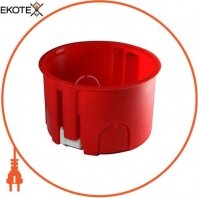 Коробка настановна e.db.stand.103.d65 гіпсокартон, одиночна, упор ПВХ