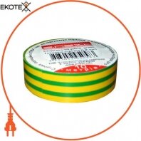 Изолента e.tape.pro.10.yellow-green с Самозатухающий ПВХ, желто-зеленая (10м)