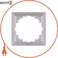 Рамка e.lux.10024L.1.fr.aluminium 1-місцева, "алюміній"