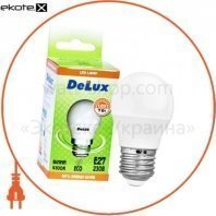 Delux 90004077 лампа светодиодная delux bl50p 7 вт 4100k 220в e27 белый
