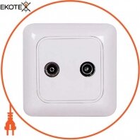 Розетка прохідна RTV, Enext, 231