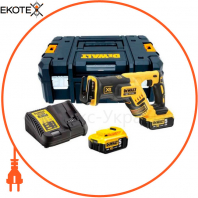 Пила шабельна акумуляторна бесщеточний DeWALT DCS367P2