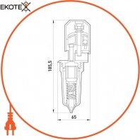 Enext bzo-03 ответвительный прокалывающий зажим bzo-03 для освещения (16-35 asxs / 2.5-4)