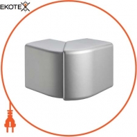 Тримач кабелю 45 - зовнішній кут - PC / ABS - aluminium metallic