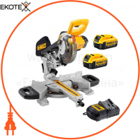Пила торцовочная аккумуляторная DeWALT DCS365M2