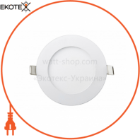 Вбудована Кругла LED Панель 430-RRP-06 Колір 3000K 6W - O120mm / O107mm - 470lm