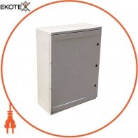 Корпус ударопрочный из АБС-пластика e.plbox.210.280.130.8m.blank, 210х280х130мм, IP65 с панелью под 8 модулей