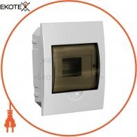 Бокс ЩРВ-Пк-6 модулів вбудовуваний пластик IP41 IEK