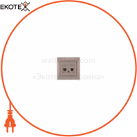 Розетка компьютер+телефон 701-0303-143 Цвет Крем / Крем RJ45 CAT5 +RJ11 разъем